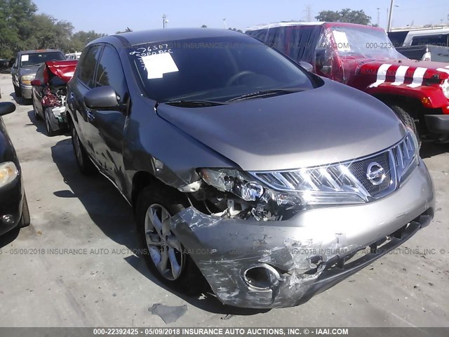 JN8AZ1MUXAW004363 - 2010 NISSAN MURANO S/SL/LE GRAY photo 1