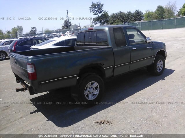 JT4UN24D2V0047856 - 1997 TOYOTA T100 XTRACAB SR5 GREEN photo 4