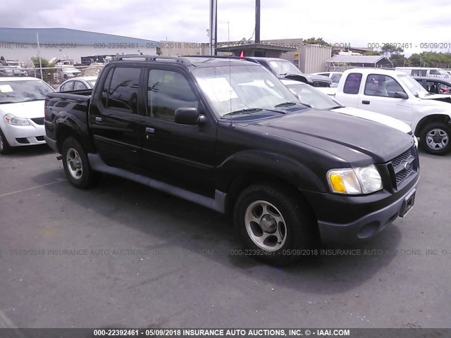 1FMZU67K05UB99312 - 2005 FORD EXPLORER SPORT TR  BLACK photo 1