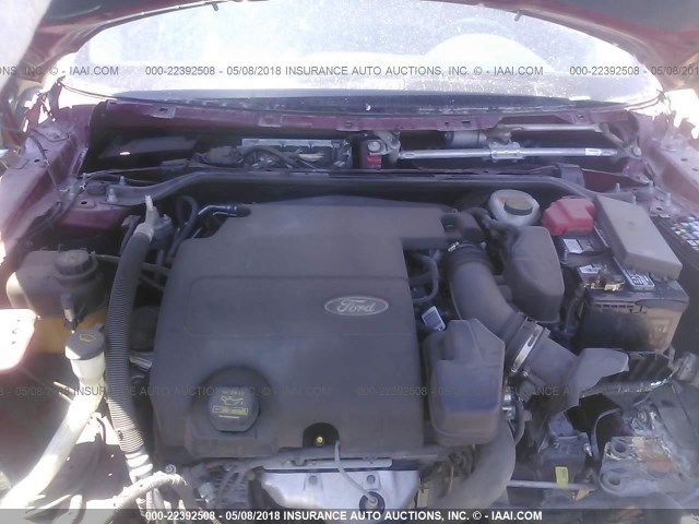 1FM5K7F81DGA38805 - 2013 FORD EXPLORER LIMITED 红色 照片 10