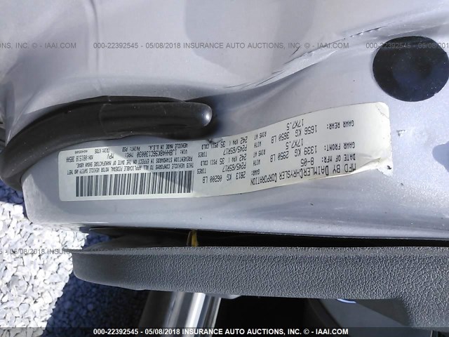 1J8HH48K96C130030 - 2006 JEEP COMMANDER ვერცხლისფერი ფოტო 9