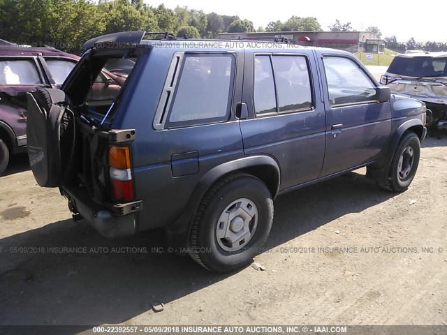 JN8HD17Y8SW046690 - 1995 NISSAN PATHFINDER LE/SE/XE Dark Blue photo 4