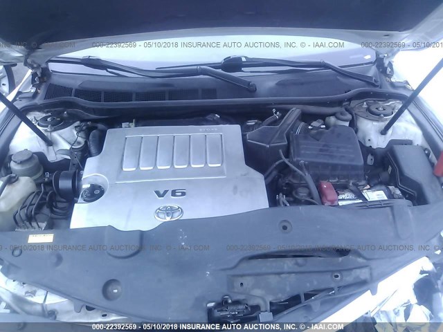 4T1BK46KX7U508610 - 2007 TOYOTA CAMRY NEW GENERAT LE/XLE/SE WHITE photo 10