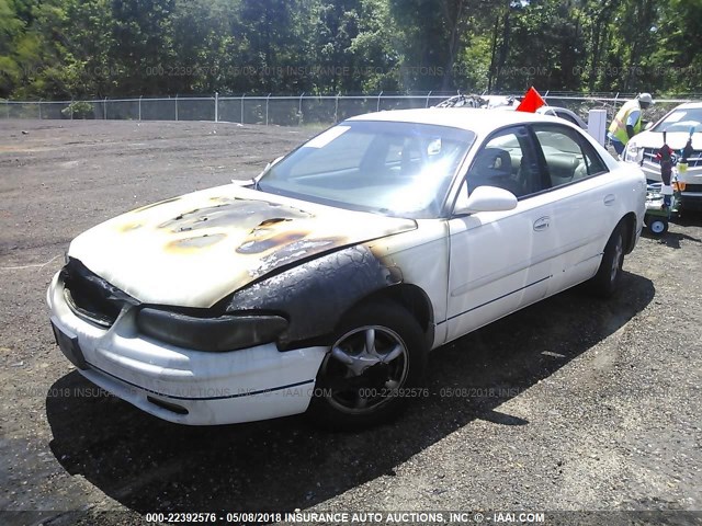 2G4WB55K521153598 - 2002 BUICK REGAL LS WHITE photo 2