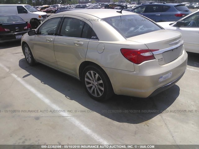 1C3BC1FB5BN521143 - 2011 CHRYSLER 200 TOURING GOLD photo 3