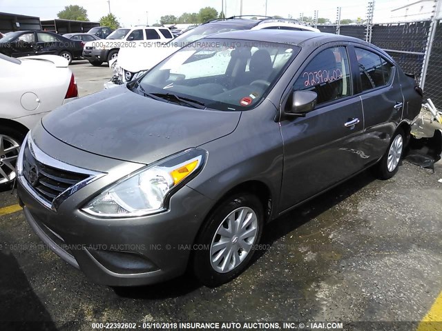 3N1CN7AP0FL847649 - 2015 NISSAN VERSA S/S PLUS/SV/SL GRAY photo 2