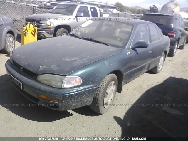 JT2BF12K7T0165469 - 1996 TOYOTA CAMRY LE/XLE/SE GREEN photo 2