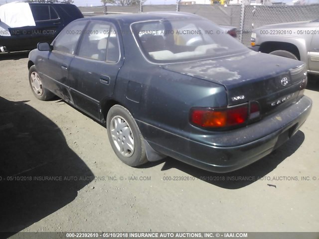 JT2BF12K7T0165469 - 1996 TOYOTA CAMRY LE/XLE/SE GREEN photo 3