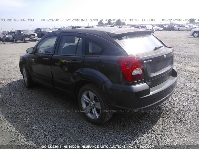 1B3CB3HA2BD110809 - 2011 DODGE CALIBER MAINSTREET BLACK photo 3