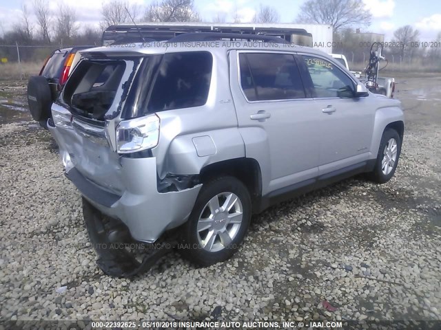 2GKFLTEK9C6184741 - 2012 GMC TERRAIN SLE SILVER photo 4