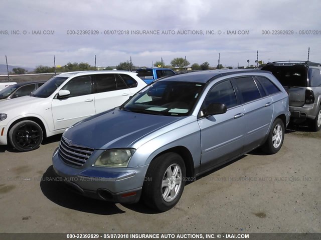 2A4GM68426R706652 - 2006 CHRYSLER PACIFICA TOURING BLUE photo 2