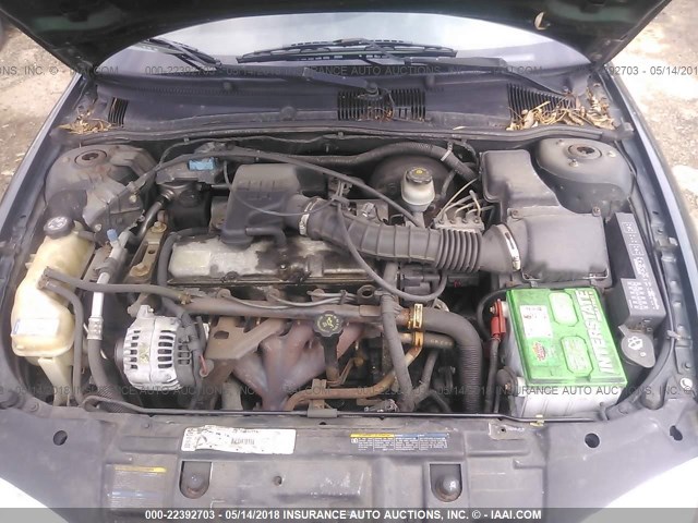 1G1JF524727202546 - 2002 CHEVROLET CAVALIER LS GREEN photo 10