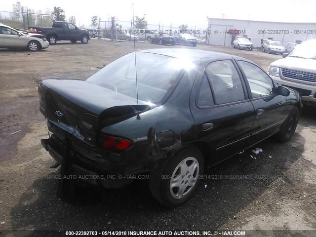 1G1JF524727202546 - 2002 CHEVROLET CAVALIER LS GREEN photo 4