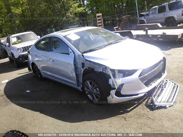 5NPD84LF6JH243009 - 2018 HYUNDAI ELANTRA SEL/VALUE/LIMITED GRAY photo 1