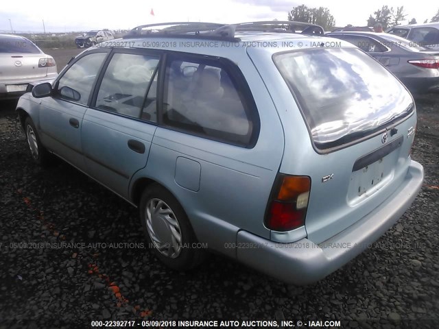 JT2AE09V1R0070004 - 1994 TOYOTA COROLLA DX BLUE photo 3