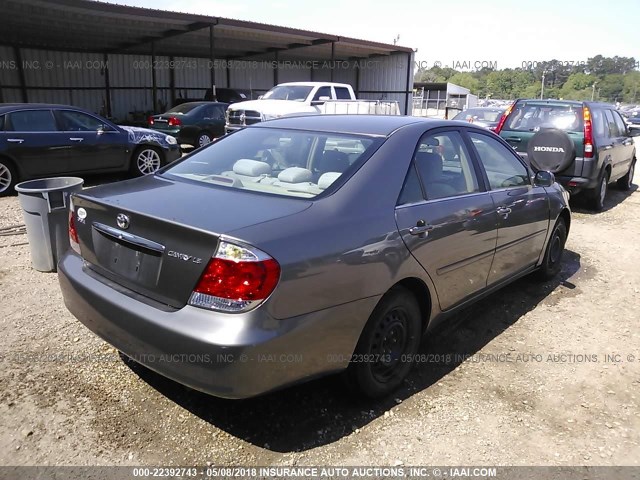 4T1BE32K46U660016 - 2006 TOYOTA CAMRY LE/XLE/SE ნაცრისფერი ფოტო 4