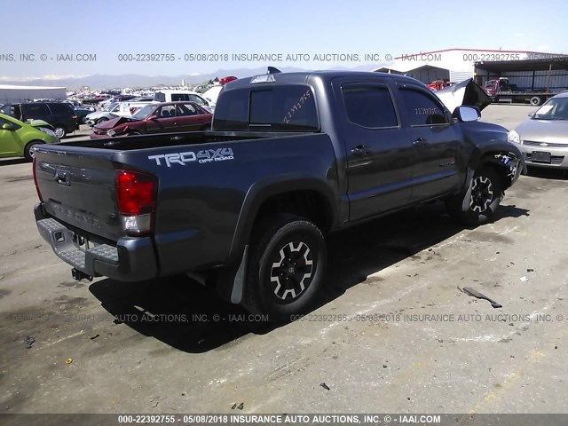 3TMCZ5AN0HM081424 - 2017 TOYOTA TACOMA DBL CAB/SR/TRDSPT/OR/PRO Boz foto 4