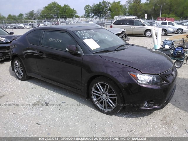 JTKJF5C71B3015948 - 2011 TOYOTA SCION TC 紫色 照片 1