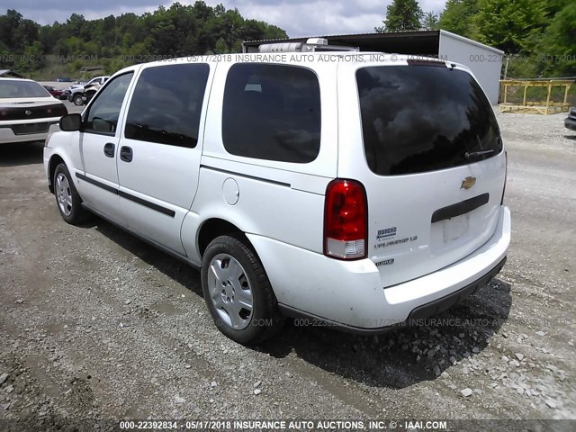 1GNDV23WX8D209420 - 2008 CHEVROLET UPLANDER LS 白色 照片 3