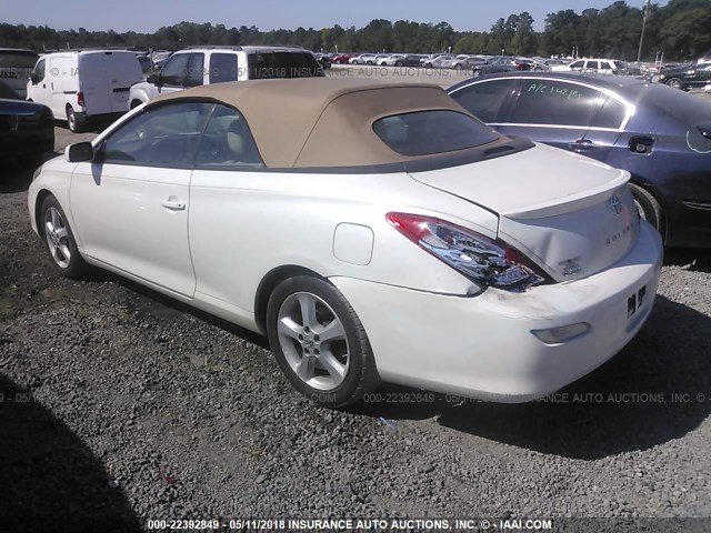 4T1FA38P48U155063 - 2008 TOYOTA CAMRY SOLARA SE/SLE/SPORT WHITE photo 3