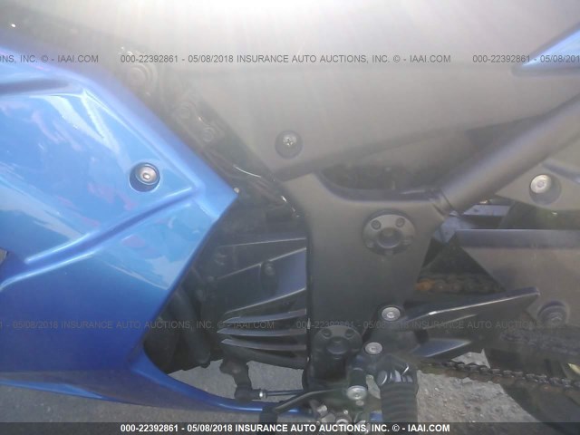 JKAEXMJ118DA06620 - 2008 KAWASAKI EX250 J BLUE photo 9