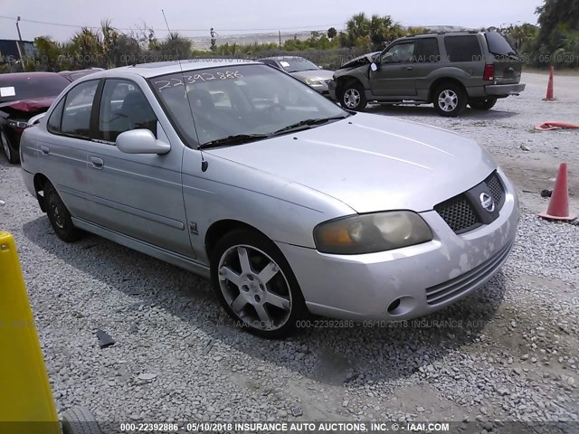 3N1AB51D94L734354 - 2004 NISSAN SENTRA SE-R SPEC V SILVER photo 1