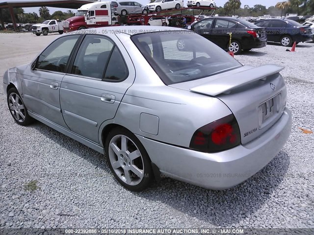 3N1AB51D94L734354 - 2004 NISSAN SENTRA SE-R SPEC V SILVER photo 3