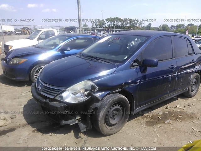 3N1BC11E69L448407 - 2009 NISSAN VERSA S/SL Dark Blue photo 6