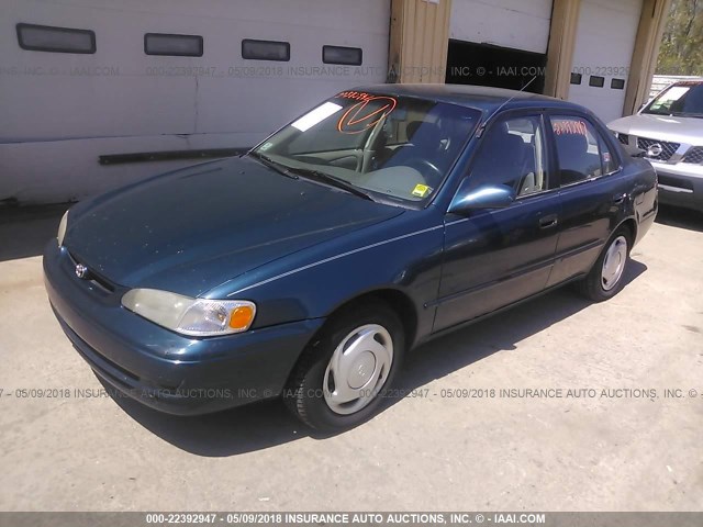 2T1BR18E1WC081304 - 1998 TOYOTA COROLLA VE/CE/LE 蓝色 照片 2