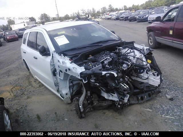 1C4RDHAG6GC502381 - 2016 DODGE DURANGO SXT WHITE photo 1