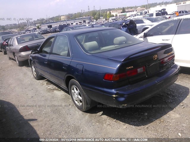 4T1BG22K1XU526621 - 1999 TOYOTA CAMRY CE/LE/XLE 蓝色 照片 3