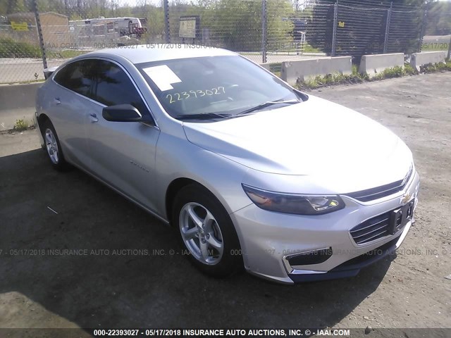 1G1ZB5ST3HF164866 - 2017 CHEVROLET MALIBU LS 银色 照片 1