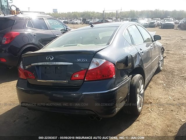 JNKAY01F88M650956 - 2008 INFINITI M35 SPORT BLUE photo 4