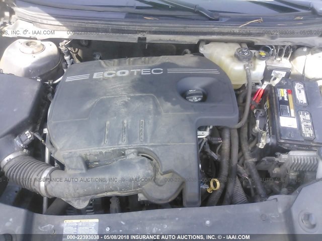 1G1ZB5EB9A4136557 - 2010 CHEVROLET MALIBU LS GRAY photo 10