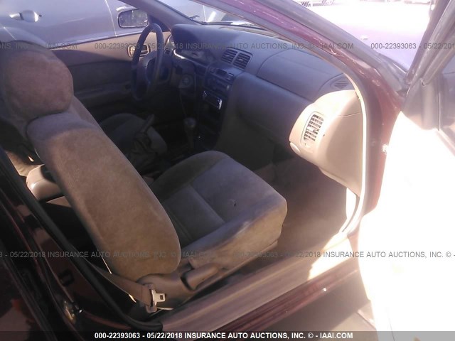 JN1CA21D8XM408629 - 1999 NISSAN MAXIMA GLE/GXE/SE RED photo 5