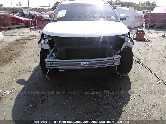1FM5K7F82FGA17710 - 2015 FORD EXPLORER LIMITED 白色 照片 6