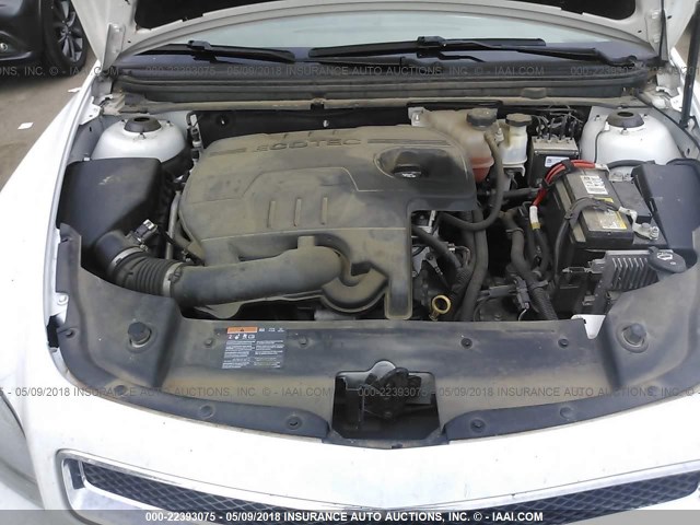 1G1ZB5E04CF244557 - 2012 CHEVROLET MALIBU LS თეთრი ფოტო 10