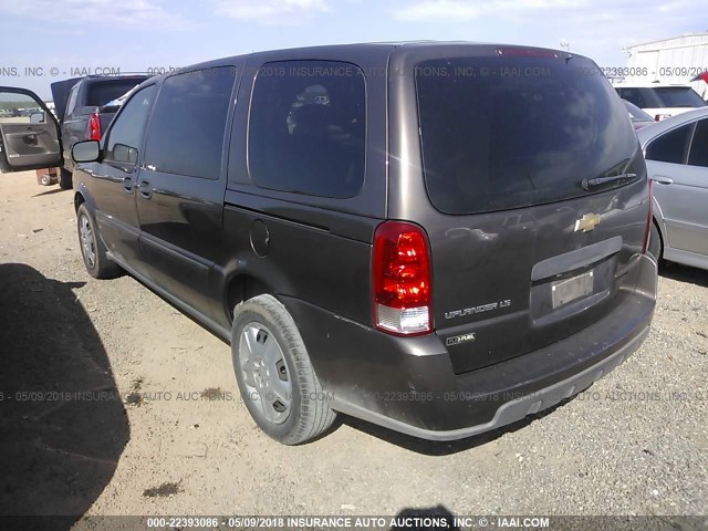 1GNDV23W07D169086 - 2007 CHEVROLET UPLANDER LS 锡色 照片 3