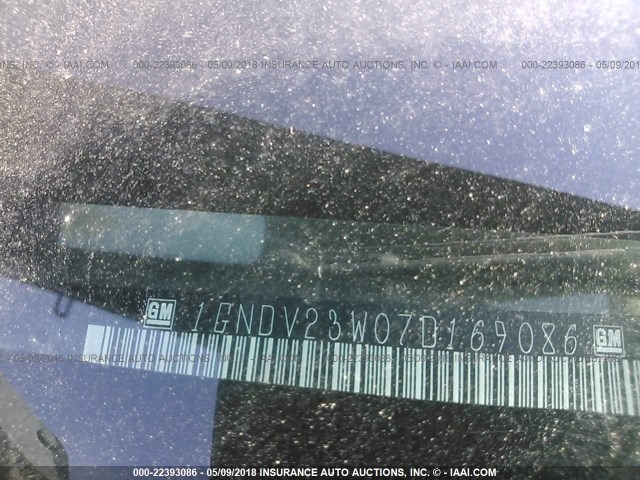 1GNDV23W07D169086 - 2007 CHEVROLET UPLANDER LS 锡色 照片 9