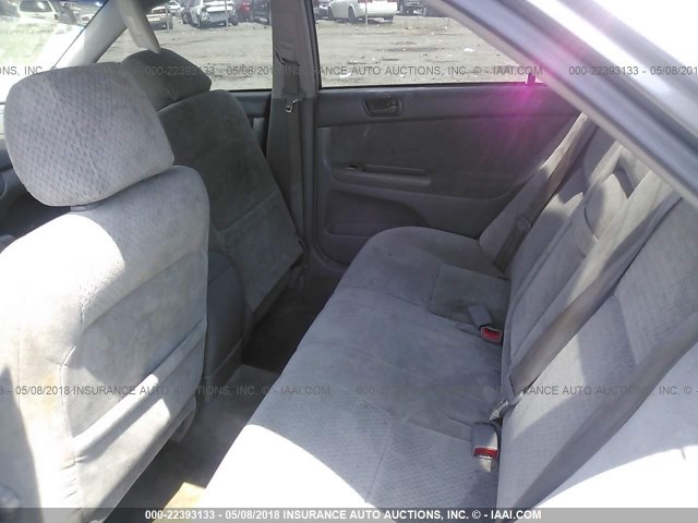 4T1BE32K33U654137 - 2003 TOYOTA CAMRY LE/XLE/SE GRAY photo 8