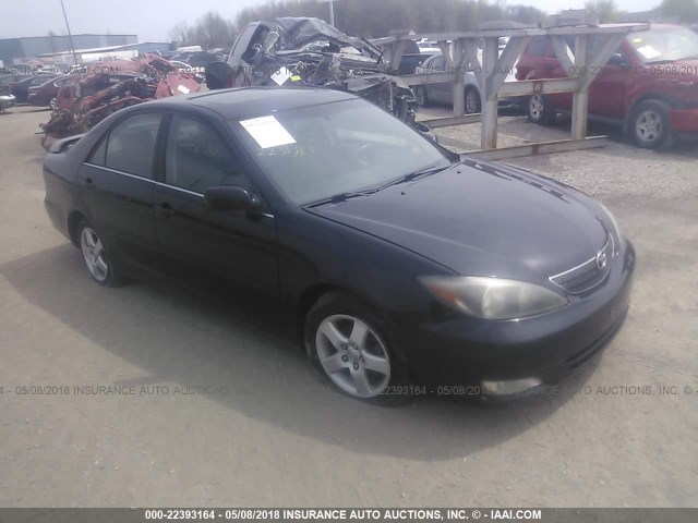 4T1BE32K43U146257 - 2003 TOYOTA CAMRY LE/XLE/SE BLACK photo 1