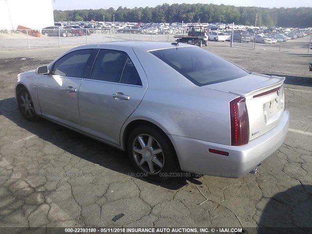 1G6DC67A650165247 - 2005 CADILLAC STS SILVER photo 3