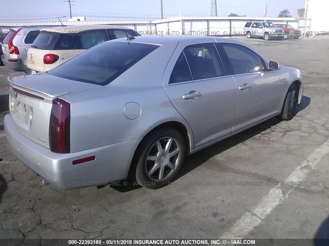 1G6DC67A650165247 - 2005 CADILLAC STS SILVER photo 4