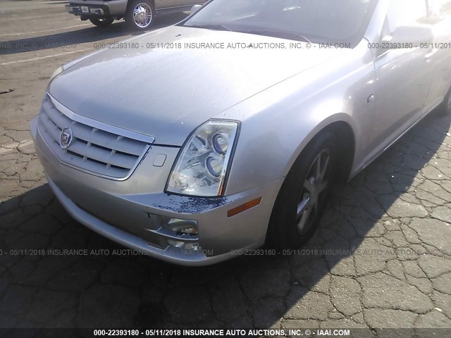 1G6DC67A650165247 - 2005 CADILLAC STS SILVER photo 6