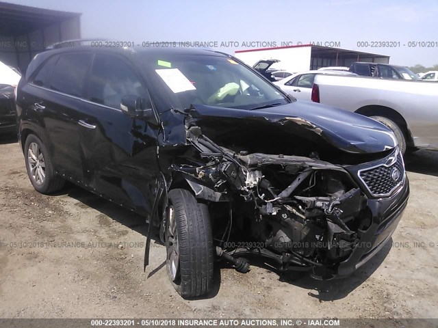 5XYKW4A21DG377371 - 2013 KIA SORENTO SX BLACK photo 1