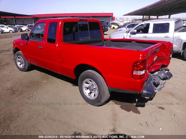1FTYR44E26PA17582 - 2006 FORD RANGER SUPER CAB RED photo 3