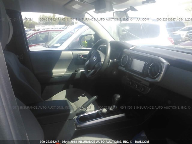 5TFRX5GN0GX070245 - 2016 TOYOTA TACOMA ACCESS CAB/SR/SR5 GRAY photo 5