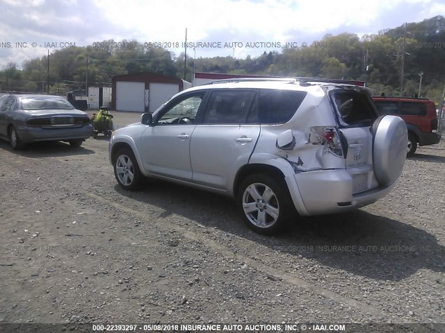 JTMBK32V766000824 - 2006 TOYOTA RAV4 SPORT SILVER photo 3