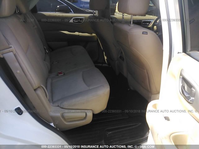 5N1DR2MN3HC666879 - 2017 NISSAN PATHFINDER S/SV/SL/PLATINUM 白色 照片 8