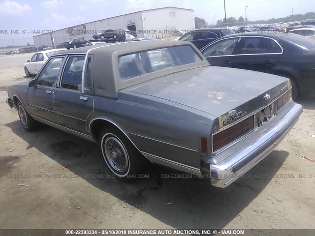 1G1BU54E7LA110695 - 1990 CHEVROLET CAPRICE CLASSIC BROUGHAM 灰色 照片 3